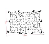 CONGARTENO Filet de Rangement pour Toit de Voiture Filet Coffre Robuste avec Crochets Organiseur de Chargement pour Coffre et Galerie de Toit pour Camping et Transport de Matériel