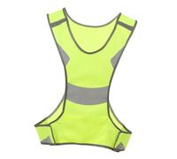 CONGARTENO Gilet Sécurité Réfléchissant Cyclisme et Course à Pied Haute Visibilité Fluorescent Jaune Confort Léger pour Activités Extérieures et Travaux de Chantier