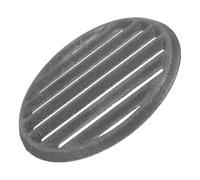 CONGARTENO Grille Ronde en Fonte pour Barbecue Extérieur, Cuisson Uniforme | Pince Grille Barbecue Incluse, Fer Robuste, Rétention Thermique Élevée, Isolation du Feu, Usage Jardin