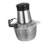CONGARTENO Hachoir Électrique Multifonction Inox avec Double Vitesse pour Viande Légumes Ail Bol Robuste Conforme Ue pour Cuisine Domestique