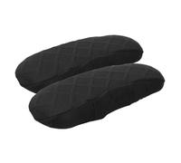 CONGARTENO Housse Accoudoir Chaise Bureau Extensible Protège Rayures et Taches Lavable et Réutilisable Compatible Fauteuil Gaming et Siège Pivotant Lot de Noir