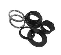 CONGARTENO Jeu de Direction Vélo 30 Mm Potence Fourche 25,4 Mm Métal Noir Stable Roulements Remplacement VTT Route Accessoires Cyclisme Usage Urbain et Plein Air