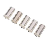 CONGARTENO Kit 5 Cosses à Sertir en Cuivre 2Ga Gaines de Protection 84 MM pour Câbles Électriques Connecteurs à Sertir pour Fils Audio Automobile Embouts de Câble Haute Résistance pour