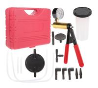 CONGARTENO Kit Manuel de Purgeur de Frein Pompe à Vide Portable pour Entretien Auto avec Accessoires