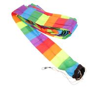 CONGARTENO Kite Accessoire Queue Longue Tube avec Ruban Arc-Ciel DIY pour Cerf-Volant Extérieur Décoration Colorée et Facile à Fixer pour Jardin et Plage