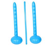 CONGARTENO Limbo Jeu Gonflable pour Garçon Fille Bâton de Saut Gonflable Bleu pour Fêtes et Jeux Extérieurs Améliore Coordination et Activité Physique Accessoire pour Jeux Plein Air et