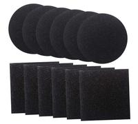 CONGARTENO Lot de 12 Filtres à Charbon pour Bac à Compost, Filtres De Remplacement pour Poubelle Cuisine, Anti-odeurs, en Coton Filtrant, pour Maison Cuisine