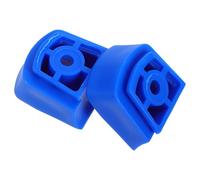 CONGARTENO Lot de 2 Blocs de Frein Universels Bleus pour Patins à roulettes Garçon et Filles Antidérapants Remplacement de Freins de Patins en Ligne Accessoires de Sécurité pour Patinage
