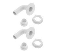 CONGARTENO Lot de 2 Bouchons de Vidange en Plastique pour Congélateur et Réfrigérateur Diamètre 6 MM Raccords pour Tuyaux D’Évacuation Protection Anti-Fuite et Contrôle de L’Humidité