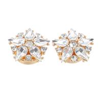 CONGARTENO Lot De 2 Boutons De Manchette Tendance En Forme D'étoile, Pour Costume D'affaires, Smoking, Chemise, Accessoire Unique Et Délicat