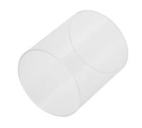 CONGARTENO Lot De 2 Cloches en Verre Transparent, Photophores Cylindriques Ouverts pour Bougies, Décoration De Table pour Salon Et Fêtes, 9 x 10 Cm