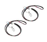 CONGARTENO Lot de 2 Cordons pour Téléphone Portable à Suspendre Autour du Cou Décorations Chic en Strass Multicolores Accessoires Pratiques et Élégants pour Smartphone pour Présent