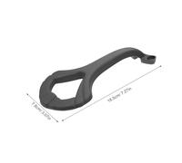 CONGARTENO Lot de 2 Supports Métalliques pour Pales de Ventilateur de Plafond 52 Pouces Bras de Fixation Gris Sable en Aluminium de Coquille Pièces de Rechange Robustes pour Installation