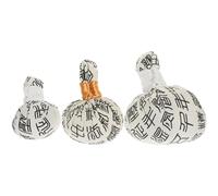 CONGARTENO Lot de 3 Boules de Santé Chinoises Chauffantes aux Herbes Naturelles Tailles Grosse Moyenne et Petite Poche Chauffante D’Acupression pour Massage Thaï Couleur Aléatoire