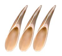 CONGARTENO Lot de 3 Outils de Massage Gua Sha en Corne de Bœuf Taille 18-20 CM pour Visage et Corps - Outil de Grattage Musculaire Naturel Massage Facial Manuel et Soin Peau Portable