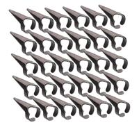 CONGARTENO Lot De 30 Bagues Griffes Métalliques Complètes Vintage, Anneaux Articulés Pour Doigts, Accessoires Nail Art Gothiques, Style Cosplay Et Fêtes, Noires, Taille Unique