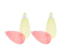 CONGARTENO Lot de 4 Bidets Portables pour Bébé 350 Ml, Pulvérisateur à Débit D'eau Doux en Polypropylène, Nettoyant Réutilisable pour Bain et Toilettage du -né, pour Change de Couches