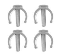 CONGARTENO Lot de 4 Clips en C pour Canne, Bâton de Marche et Aide à la Marche, Goupilles de Fixation 32 MM, Accessoires pour Usage Quotidien, à Domicile et en Extérieur