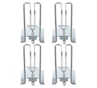 CONGARTENO Lot de 4 Pinces Métalliques pour Billets de Caisse Enregistreuse, Clips de Remplacement Universels pour Tiroir-caisse, Accessoires pour Gestion de Trésorerie en Magasin,