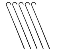 CONGARTENO Lot de 5 Bâtons Magicien Noirs en Plastique Léger 100 Cm - Accessoire Cosplay et Déguisement pour Garçon et Filles, Bâton Décoratif Fêtes, Halloween et Spectacles