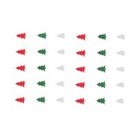 CONGARTENO Lot De 5 Drapeaux À Suspendre pour Sapin De Noël Guirlande De Banderoles De Noël Fanions Bannière