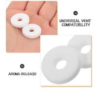 CONGARTENO Lot de 6 Pastilles de Recharge Non Parfumées 20 MM pour Diffuseur D’Huiles Essentielles Voiture Recharges Désodorisant Compatibles Clips Ventilation Coussinets PE sans Odeur