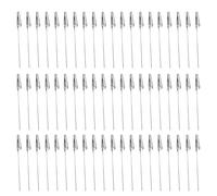 CONGARTENO Lot de 60 Pinces Crocodiles Métalliques avec Tige en Acier Inoxydable 95 MM Petites Pinces Métalliques pour Cartes et Photos Accessoires de Bricolage et Loisirs Créatifs