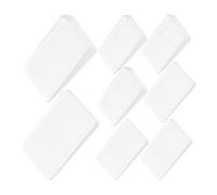 CONGARTENO Lot de 8 Cales de Nivellement pour Meubles en Caoutchouc 4 Grandes et 4 Petites Pieds de Nivellement Triangulaires Réglables pour Stabiliser Tables Armoires et Réfrigérateurs