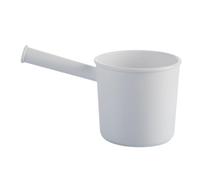 CONGARTENO Louche à Eau en Plastique Blanc Long Manche Cuillère de Bain Polyvalente Ustensile Cuisine Pratique pour Lavage Fruits et Légumes Arrosage et Transfert d'Eau Usage Domestique