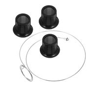 CONGARTENO Loupe à Clipser 4 Pièces Verre Optique Métal, Grossissement 5X 10x 15x, Outils Précision Horloger Bijoutier, Réparation Montre, Usage Professionnel Et Amateur