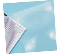 CONGARTENO Loupe de Lecture Pleine Page PVC Légère et Portable pour Seniors et Amateurs de Lecture Agrandissement Clair pour Petits Textes et Détails Fins