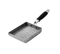 CONGARTENO Marmite Tamago cuisson poêle casserole antiadhésive oblong revêtement friture moule à oeufs rectangulaire moules à œufs antiadhésifs Souples à sans casserole japonaise