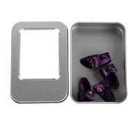 CONGARTENO Médiators pour Guitare Droitier Pouce et Doigts, Ensemble avec Boîte en Fer, Accessoires pour Banjo et Ukulélé, Kit de Médiators pour Jeu Fingerstyle, Accessoires Guitare