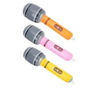 CONGARTENO Microphone Gonflable pour Garçon Fille Musical Accessoire Fête Rock Performance Scène Garçon Fille