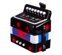 CONGARTENO Mini Accordéon Garçon Fille Débutant Musical Éducatif Professionnel Noir pour Développement Sensoriel et Coordination
