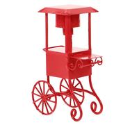 CONGARTENO Mini Machine à Pop-Corn Vintage Compacte pour Snacks Décor de Cinéma Accessoires de Sucettes Géantes Grains de Maïs à Éclater Maison et Fêtes Fonctionnement Simple par Bouton