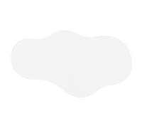 CONGARTENO Miroir Décoratif Lac de Noël 30x17 Cm Forme Irrégulière, Accessoire pour Village de Noël, Reflet Lumineux Haute Transparence, Décoration Intérieure pour Table et Scène Hivernale