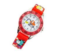 CONGARTENO Montre 3D pour Garçon et Filles Montre-Bracelet Dessin Animé Quartz Silicone Ludique et Éducative pour L'Heure au Poignet des Garçon et Filles