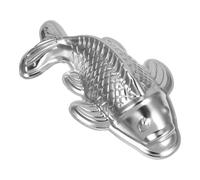 CONGARTENO Moule à Gâteau Carpe Koï 3D en Aluminium pour Pâtisserie Maison, Moule à Riz et Gelée Créatif, Outil Cuisson Résistant pour Événements Gourmands