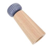 CONGARTENO Moulin à Poivre Manuel en Bois Broyeur en Céramique Taille 6,5x6,5x17,5 Cm Couvercle Bleu Moulin à Poivre Cuisine Pratique et Piment Outil à Moudre pour Usage Quotidien et