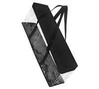CONGARTENO Paquet pour Organiser Vos Affaires de Rangement Transparent Grosse Capacité Fenêtre Claire en PVC et Tissu Oxford et Facile à Transporter pour CD et Chapeaux