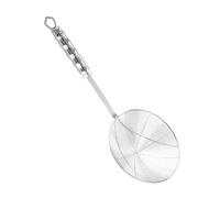 CONGARTENO Passoire Inox à Mailles Fines Écumoire à Long Manche Ergonomique Résistante Chaleur Filtre Rigide pour Cuisine Légumes et Friture Usage Domestique et Professionnel