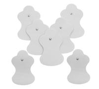 CONGARTENO Patchs Électrodes de Massage Calebasse 6 Pcs Auto-adhésifs 6x9 Cm Corps Multifonctionnels Tissu Non Tissé Usage Maison Soulagement Muscle Physiothérapie