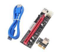 CONGARTENO Pcie Riser Extension Cable to Flexible Power Adapter for Mining Rig High-Speed Stable Connection Pcie Power Cable Extender