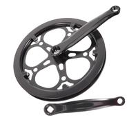 CONGARTENO Pédalier Mono Plateau Dents pour Single Speed Manivelle Compatible Vélos Pliants et