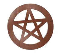 CONGARTENO Pentacle Décoratif pour Sacré pour Rituel Ornement Cérémonial Support de Tasse Vintage pour Décoration Sacrificielle