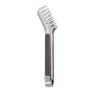 CONGARTENO Pince Concise en Acier Inoxydable Résistante la Chaleur, Ustensile Cuisine Robuste pour Buffet et Célébrations en Restaurant, 1 PC Argenté