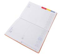 CONGARTENO Planificateur Annuel Orange Agenda Scolaire Compact et Pratique Calendrier Académique Portable pour Organisation Quotidienne et Planification Études