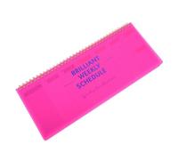 CONGARTENO Planificateur Hebdomadaire Sans Date Avec Reliure Spirale Rose Bloc Notes Tâches et Habitudes Agenda Horizontal pour Bureau et Feuilles Détachables pour Organisation Quotidienne