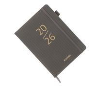 CONGARTENO Planner Portable Faux Leather Journal Vertical Daily Weekly Monthly Organizer Notebook For Business Travel Scheduling And Personal Use